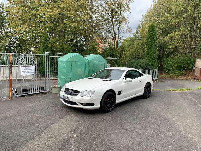 Weiß Gebraucht 2003 Mercedes SL55 AMG AMG Cabrio | 21.000 € - Bild 1/4