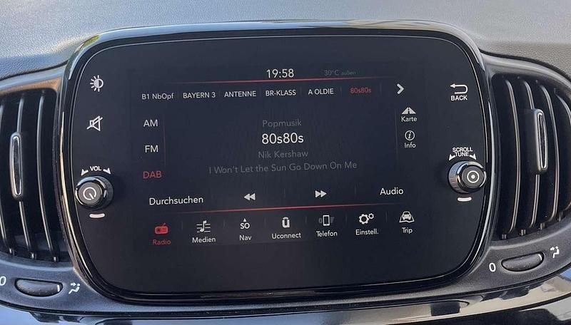Schwarz Gebraucht 2019 Fiat 500 Lounge Kleinwagen | 11.999 € (Fairer Preis) - Bild 1/4