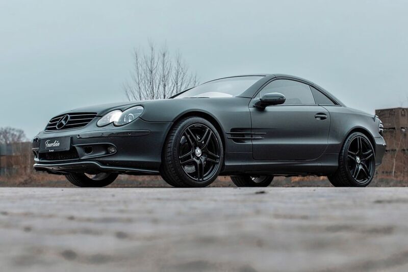 Gebraucht Mercedes SL500 460 PS (338 kW) 2002 Schwarz Cabrio