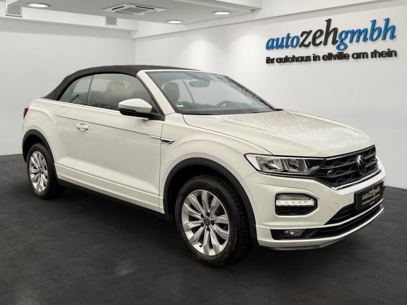 Gebraucht VW T-Roc Cabriolet R-line 150 PS (110 kW) 2021 White metallic Cabrio