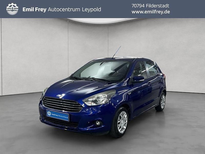 Deep impact blue (metallic) Gebraucht 2017 Ford Ka Plus Cool & Sound Edition Kleinwagen | 7.990 € (Fairer Preis) - Bild 1/4