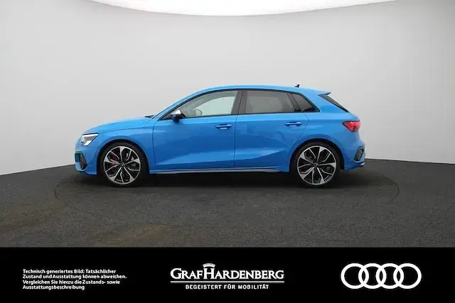 Używany Audi S3 Ambiente 310 KM (228 kW) 2023 Niebieski Sedan/Limuzyna