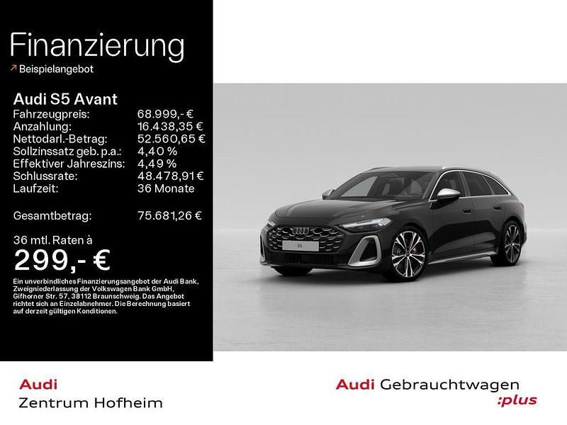 Schwarz Gebraucht 2024 Audi S5 Sport Kombi | 68.999 € (Superpreis) - Bild 1/3