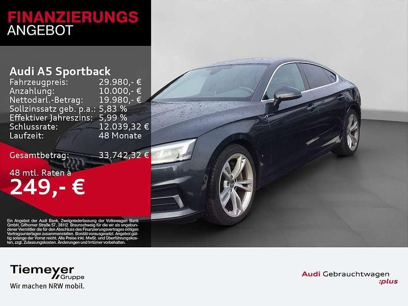 Manhattangrau metallic Gebraucht 2017 Audi A5 Sport Limousine | 28.840 € (Teuer) - Bild 1/4
