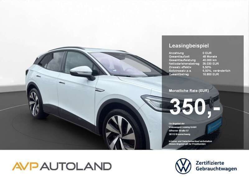 Gletscherweiss metallic Gebraucht 2023 VW ID.4 Pro Performance SUV | 35.780 € (Teuer) - Bild 1/4