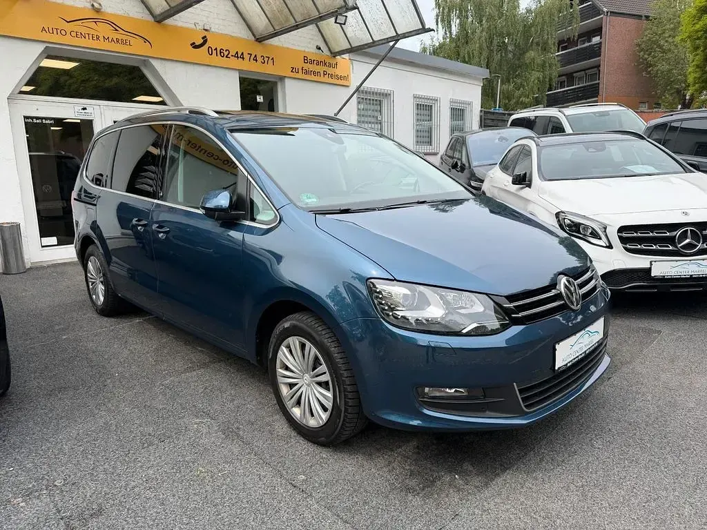 Gebraucht VW Sharan 184 PS (135 kW) 2017 Blau Van / Kleinbus
