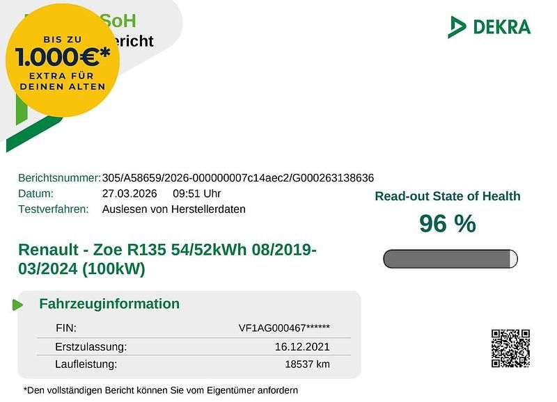 Gebraucht Renault Zoe Experience 100 kW (136 PS) 2021 Schwarz Kleinwagen