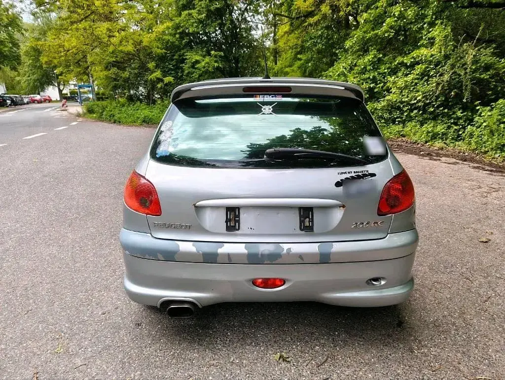 Gebraucht Peugeot 206 RC 177 PS (130 kW) 2003 Silber Kleinwagen