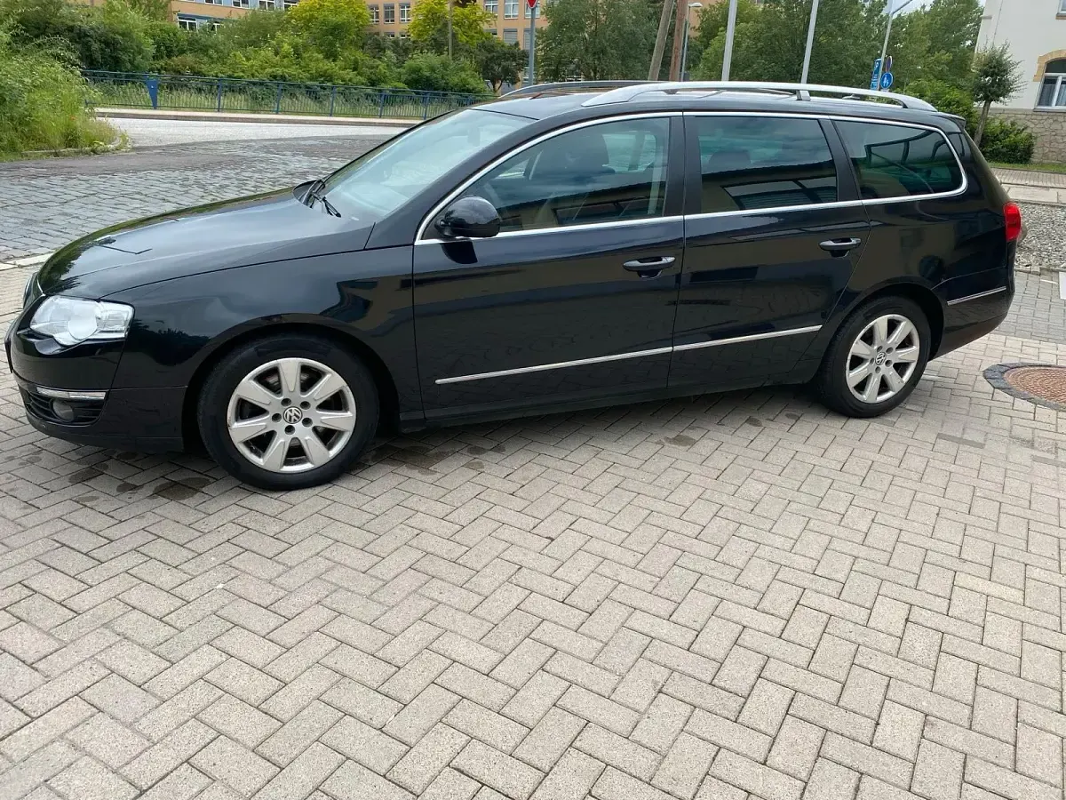 Gebraucht VW Passat 105 PS (77 kW) 2008 Schwarz Kombi