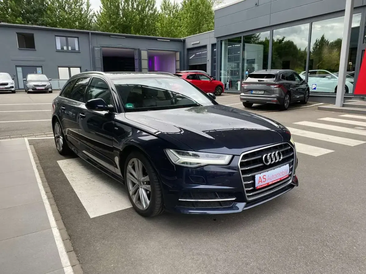 Gebraucht Audi A6 190 PS (139 kW) 2018 Mondscheinblau metallic Kombi