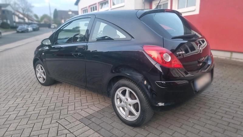 Gebraucht Opel Corsa 2008 Schwarz Kleinwagen
