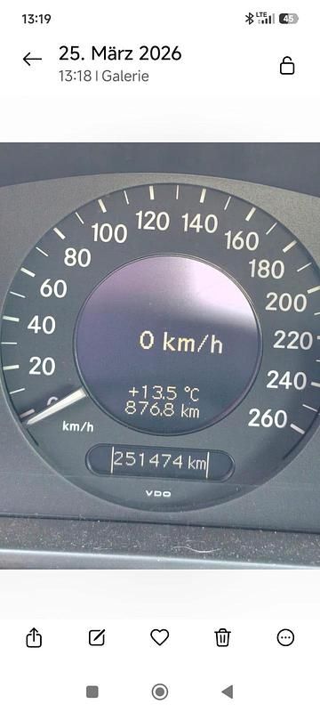 Gebraucht Mercedes E200 163 PS (119 kW) 2004 Schwarz Kombi