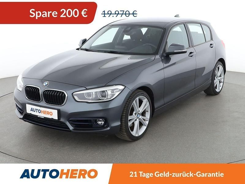 Grau Gebraucht 2019 BMW 120 Sport Line Kleinwagen | 19.280 € (Fairer Preis) - Bild 1/3