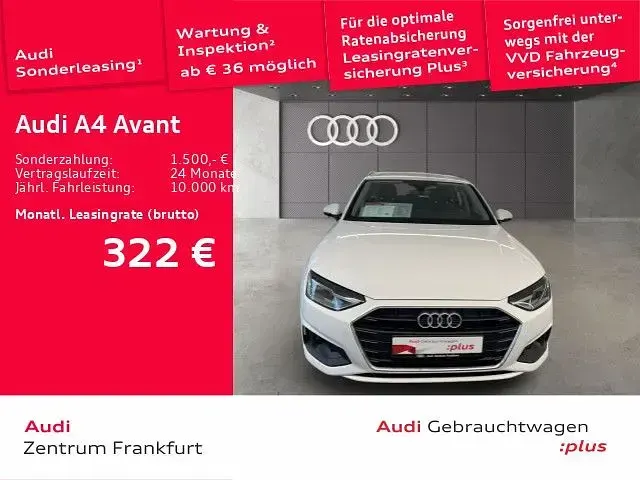 Gebraucht Audi A4 150 PS (110 kW) 2023 Ibisweiß Kombi