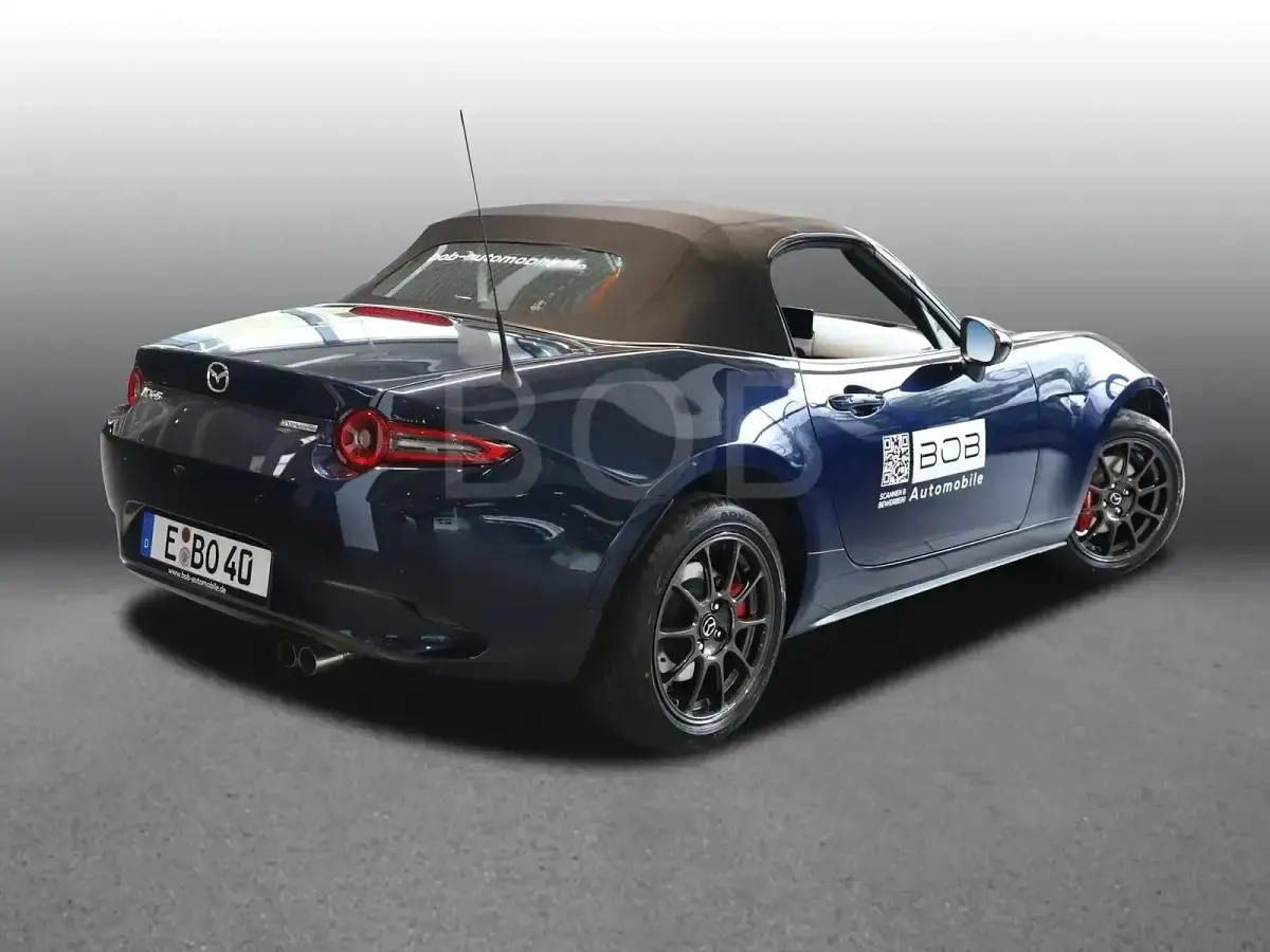 Gebraucht Mazda MX5 Homura-Line 132 PS (97 kW) 2025 Deep crystal blue (blau) Cabrio