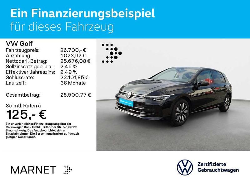 Gebraucht VW Golf VIII Goal 150 PS (110 kW) 2025 Grenadillschwarz metallic Limousine