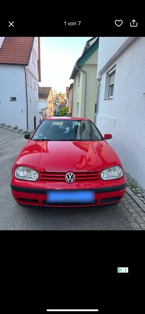 Gebraucht VW Golf III 101 PS (74 kW) 1999 Rot Kleinwagen