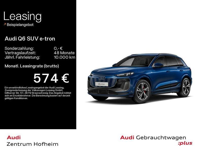 Gebraucht Audi Q6 e-tron Performance 225 kW (306 PS) 2025 Ascariblau metallic SUV