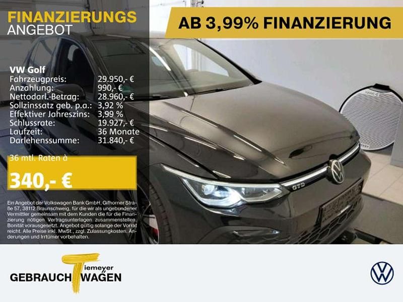 Schwarz Gebraucht 2022 VW Golf VIII GTD Limousine | 29.950 € (Guter Preis) - Bild 1/2