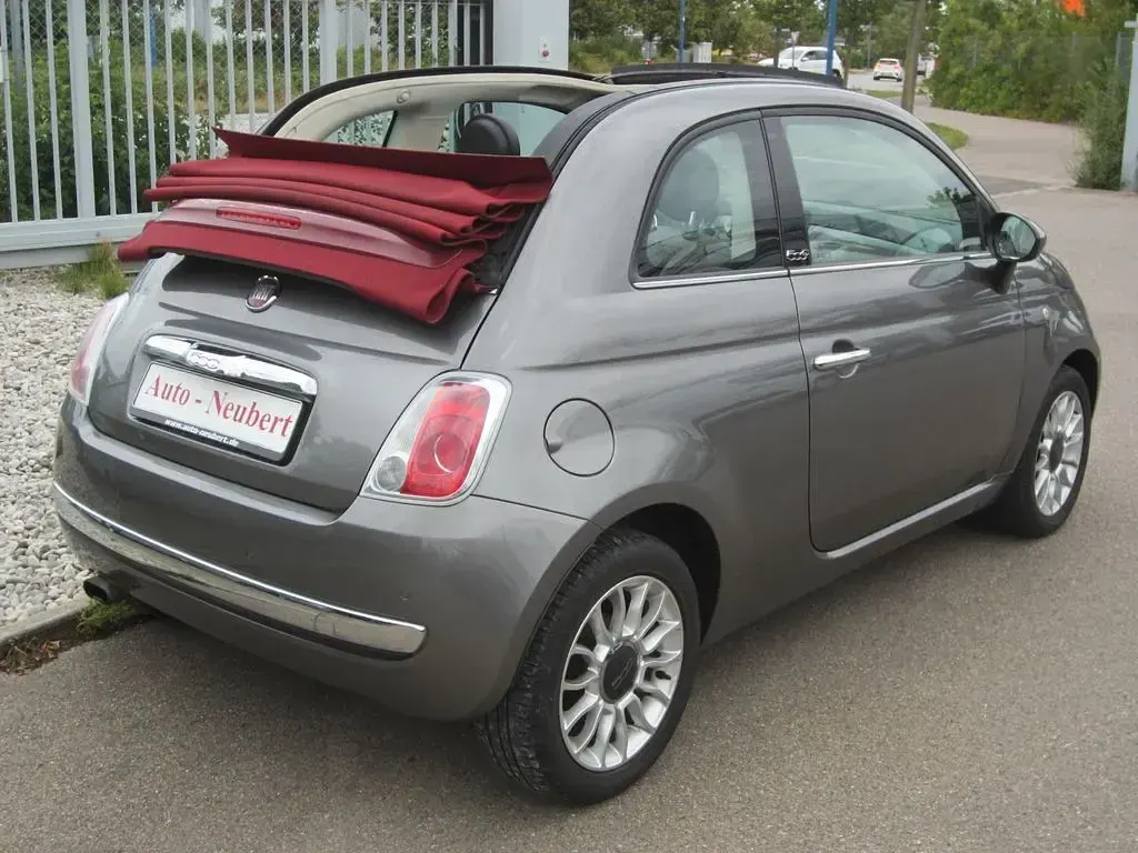 Gebraucht Fiat 500 Lounge 86 PS (63 kW) 2011 Grau Cabrio