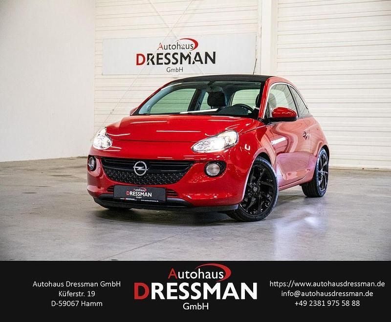 Fire red (uni) Gebraucht 2017 Opel Adam Open Air Kleinwagen | 10.490 € (Fairer Preis) - Bild 1/4