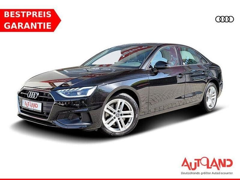 Mythosschwarz metallic (metallic) Gebraucht 2021 Audi A4 Ambiente Limousine | 25.950 € (Superpreis) - Bild 1/4