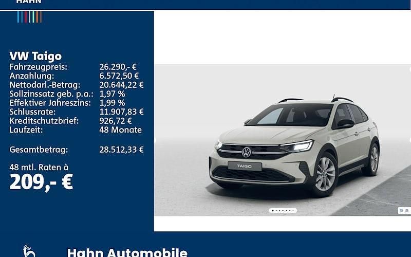 Neu VW Taigo 95 PS (69 kW) 2026 Grau SUV