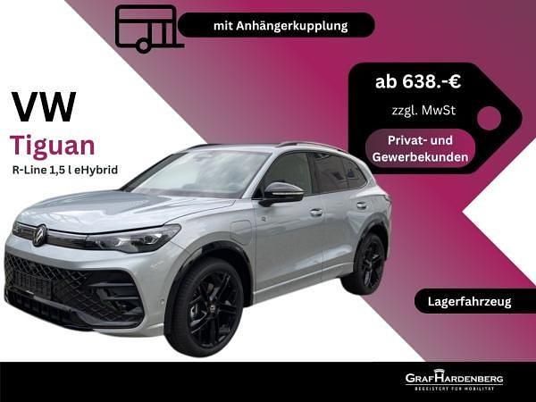 Silber (oyster silver metallic) Neu 2025 VW Tiguan R-line SUV | 62.900 € - Bild 1/4