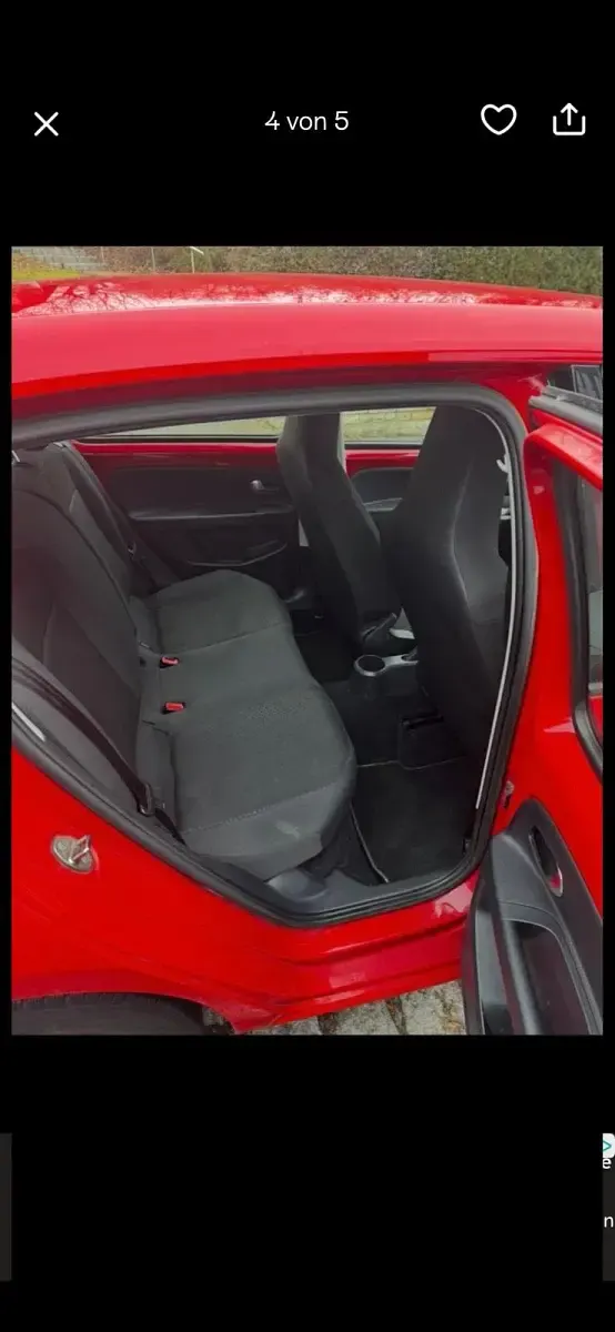 Gebraucht Seat Mii I-Tech 75 PS (55 kW) 2014 Rot Kleinwagen