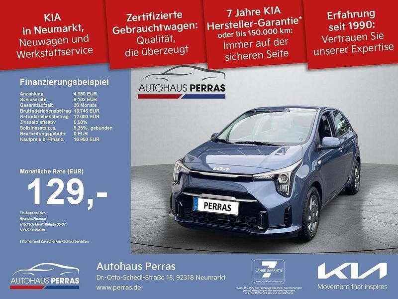 Smoke blue Neu 2025 Kia Picanto Vision Kleinwagen | 16.950 € (Fairer Preis) - Bild 1/4