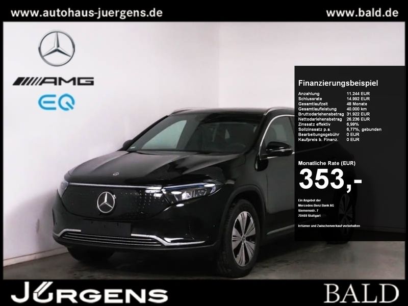 Schwarz kosmosschwarz metallic Gebraucht 2024 Mercedes EQA300 Progressive SUV | 38.840 € (Teuer) - Bild 1/4