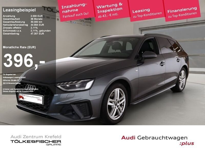 Daytonagrau perleffekt (metallic) Gebraucht 2024 Audi A4 S-Line Kombi | 44.994 € - Bild 1/4