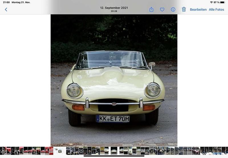 Gebraucht Jaguar E-Type S 171 PS (125 kW) 1971 Gelb Cabrio