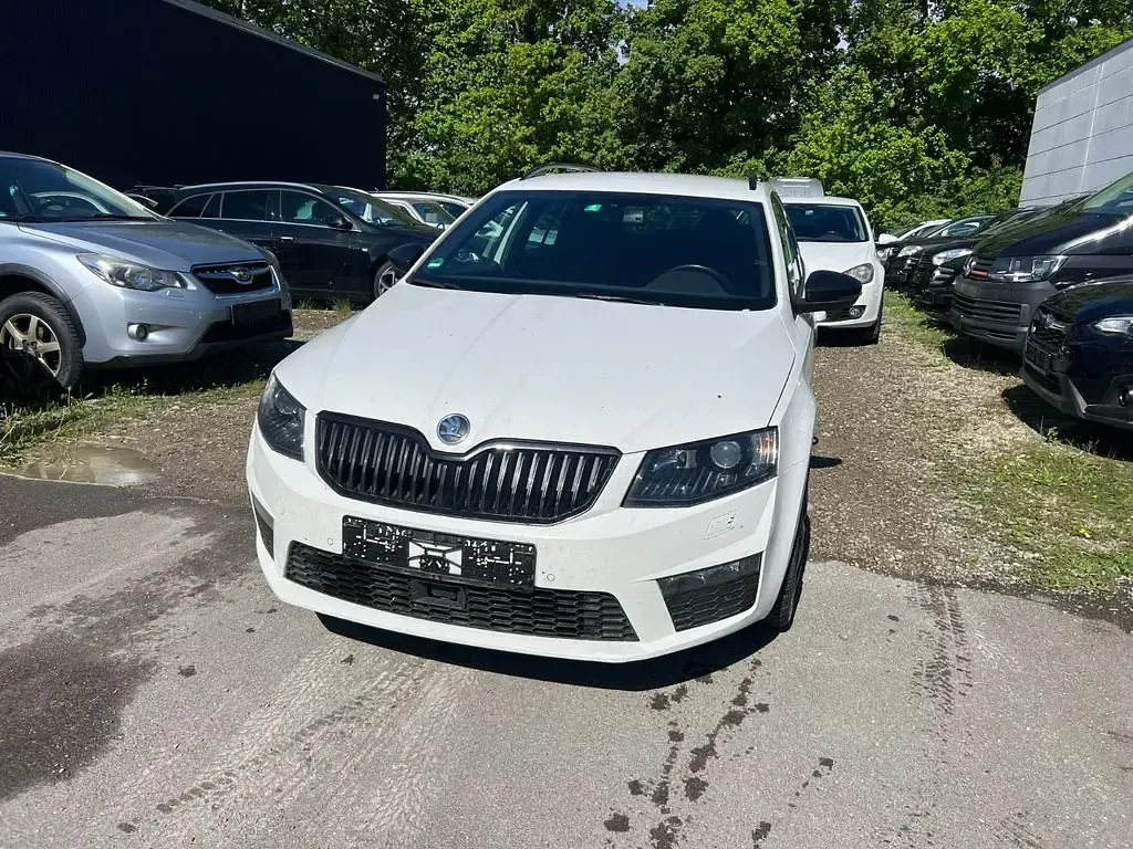 Gebraucht Skoda Octavia RS 184 PS (135 kW) 2014 Weiß Kombi