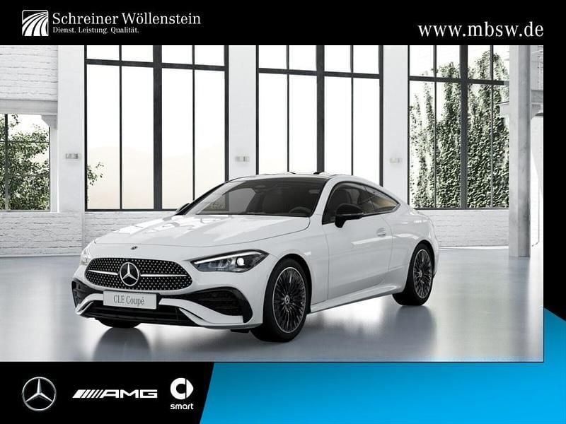 Unilack polarweiß Gebraucht 2025 Mercedes CLE200 AMG Coupé | 56.941 € (Fairer Preis) - Bild 1/4