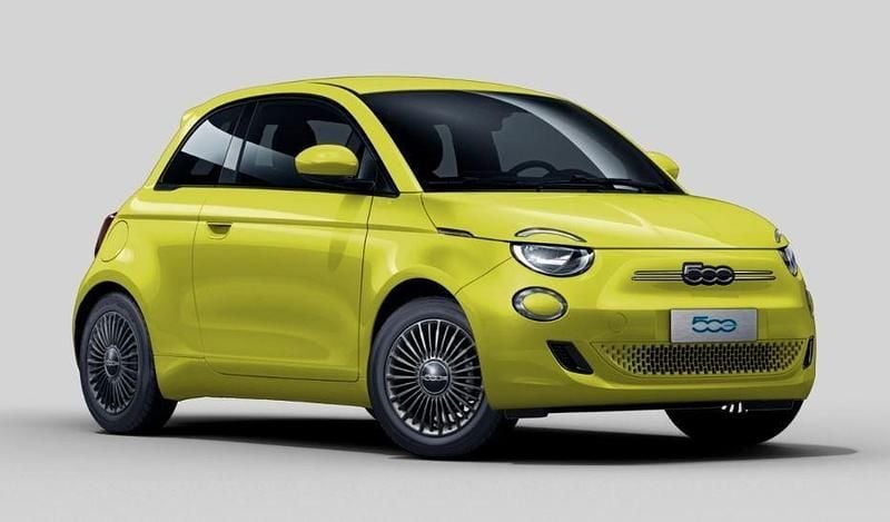 Gelb Neu 2025 Fiat 500e Icon Limousine | 25.650 € (Superpreis) - Bild 1/4
