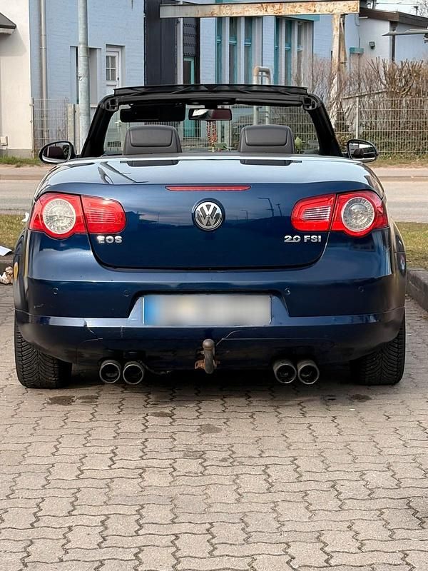 Second-hand VW Eos 150 CP (110 kW) 2006 Albastru Cabrio