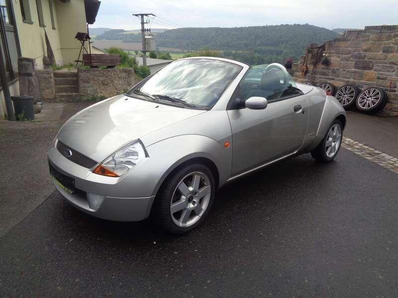 Stratosilber metallic Gebraucht 2003 Ford StreetKa Basis Cabrio | 2.600 € (Fairer Preis) - Bild 1/4