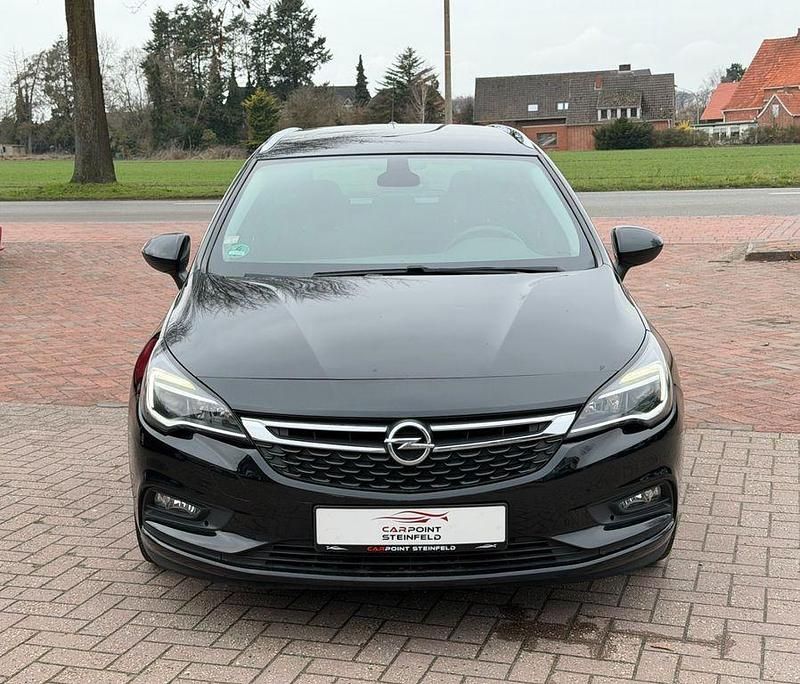 Gebraucht Opel Astra 110 PS (80 kW) 2018 Schwarz Kombi