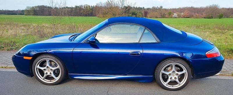 Gebraucht Porsche 911 Carrera Cabriolet 300 PS (220 kW) 2001 Blau Cabrio