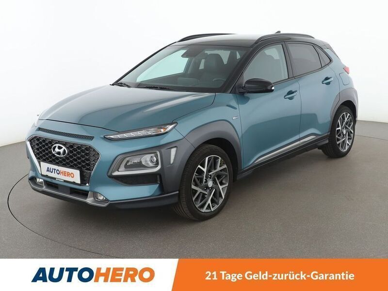 Blau Gebraucht 2020 Hyundai Kona Premium SUV | 19.770 € (Guter Preis) - Bild 1/3