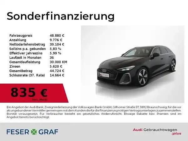 Gebraucht Audi A5 Ambiente 204 PS (150 kW) 2025 Mythosschwarz metallic Kombi