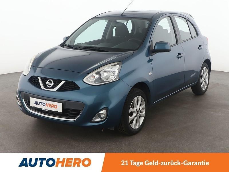Blau Gebraucht 2016 Nissan Micra Acenta Kleinwagen | 7.890 € (Etwas zu teuer) - Bild 1/3