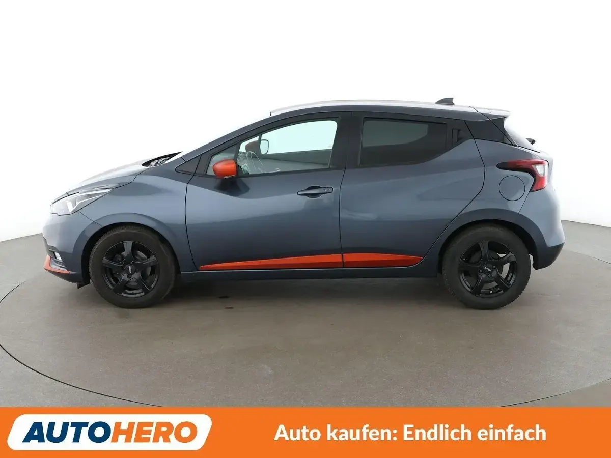 Gebraucht Nissan Micra Tekna 90 PS (66 kW) 2017 Grau Kleinwagen
