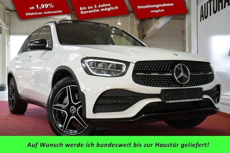 Weiß Gebraucht 2021 Mercedes GLC400d AMG line SUV | 38.990 € (Guter Preis) - Bild 1/4
