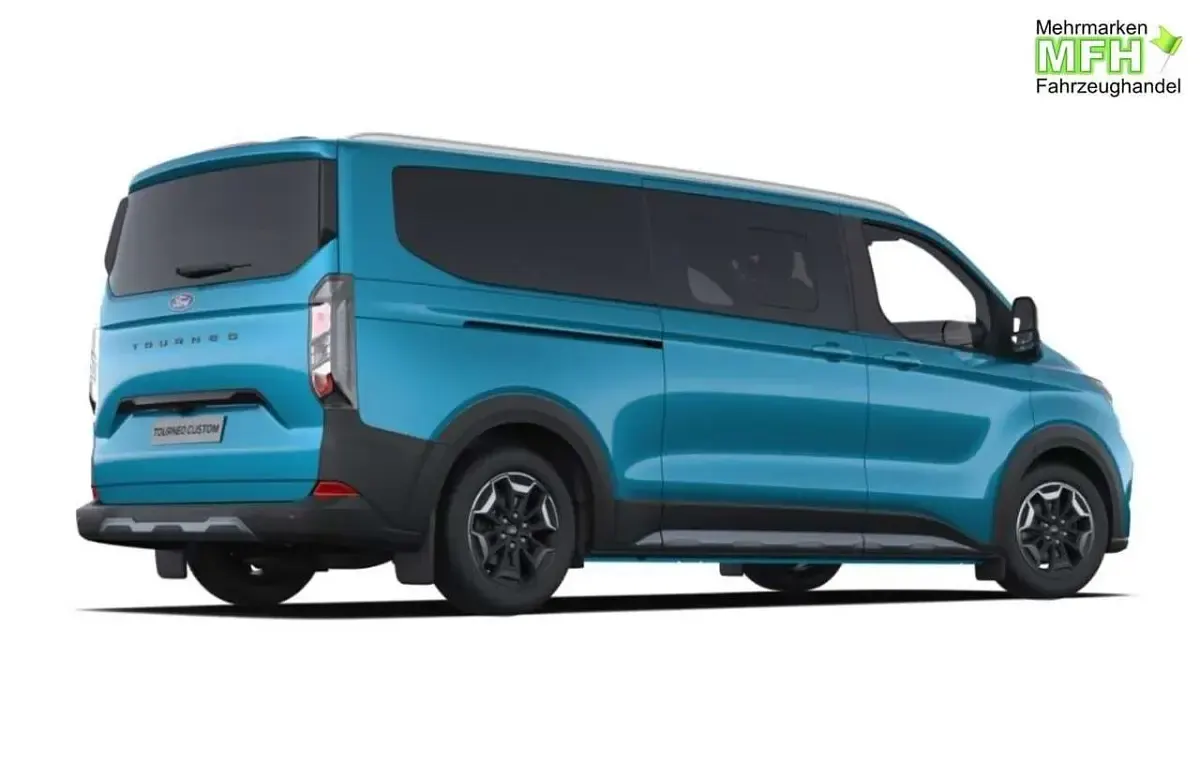 Neu Ford Tourneo Custom Active 170 PS (125 kW) 2026 Digital aqua blue metallic Van