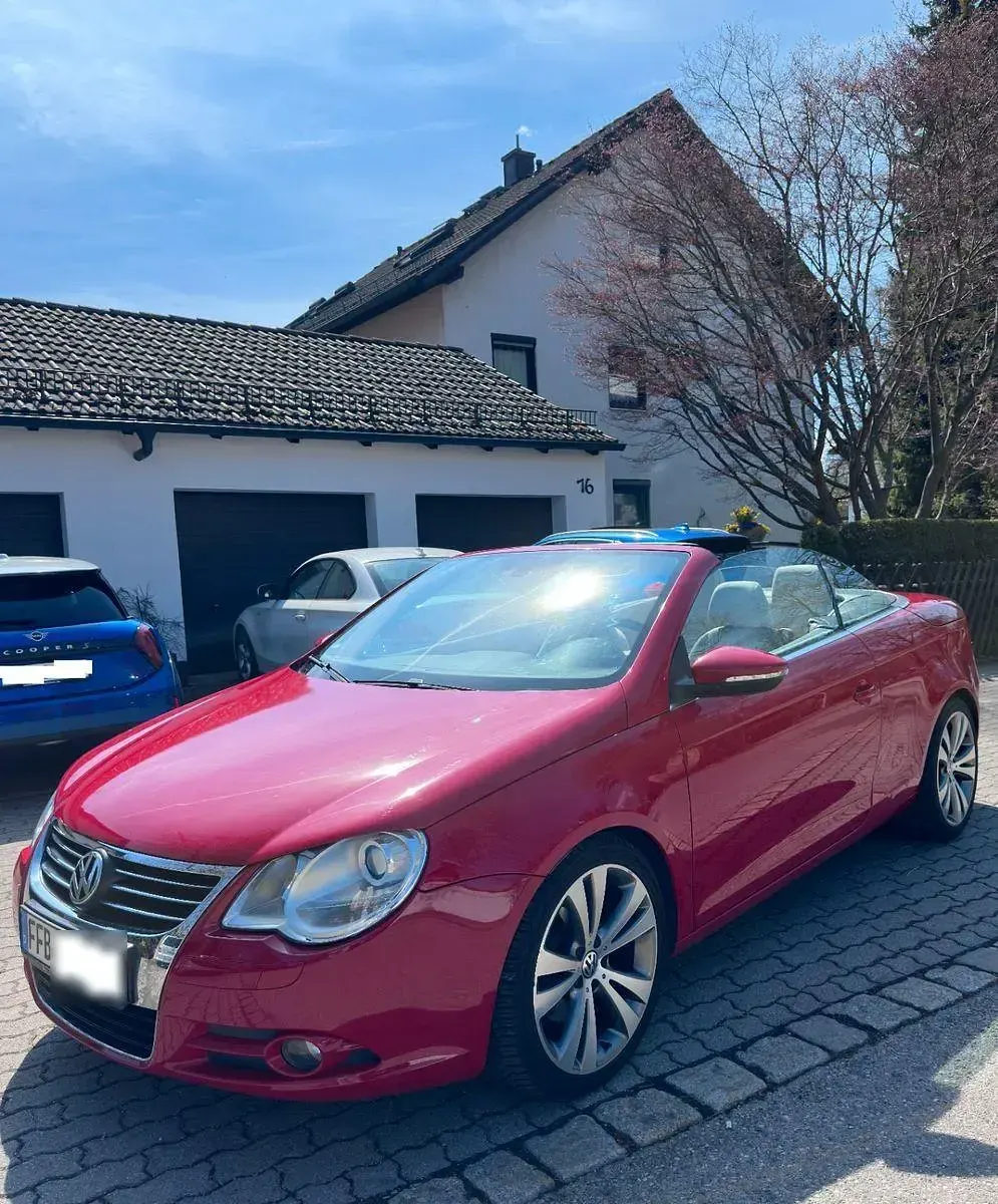 Gebraucht VW Eos Individual 250 PS (183 kW) 2008 Rot Cabrio