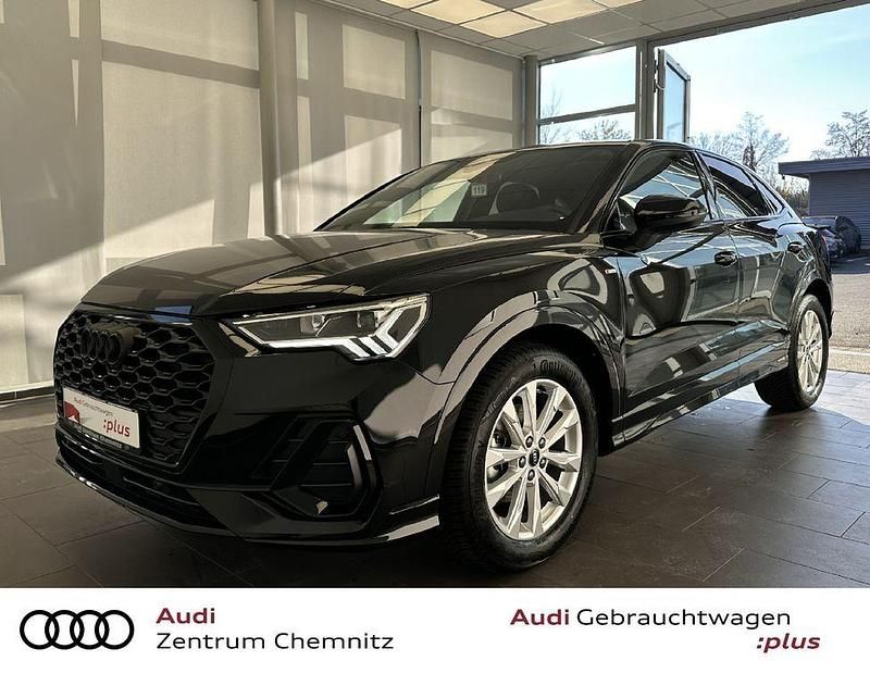 Mythosschwarz metallic Gebraucht 2024 Audi Q3 Sportback S-Line SUV | 39.990 € (Fairer Preis) - Bild 1/4