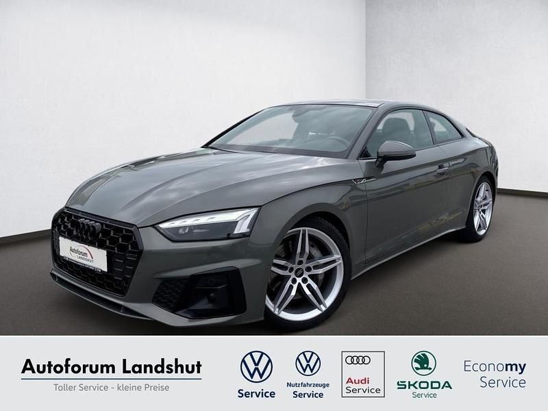 Grau chronosgrau Gebraucht 2023 Audi A5 S-Line Coupé | 41.680 € (Guter Preis) - Bild 1/4