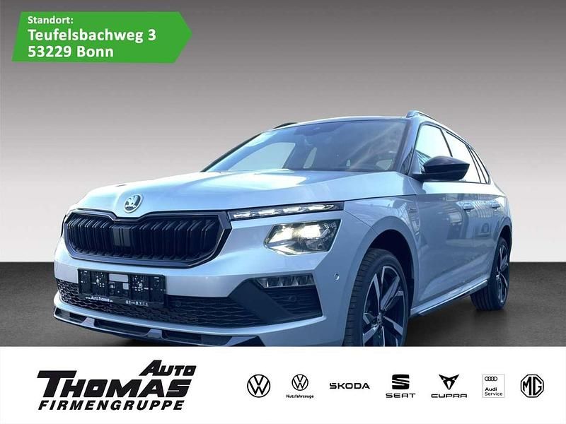 Brilliantsilber metallic Gebraucht 2025 Skoda Kamiq Monte Carlo SUV | 34.580 € (Teuer) - Bild 1/3